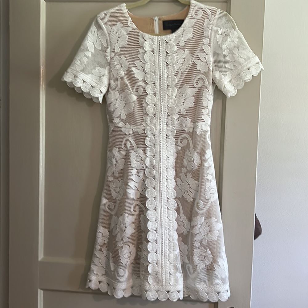 Sunday in Brooklyn white lace dress small